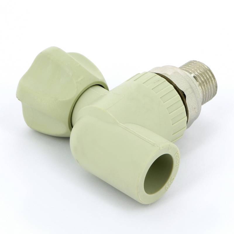 Кран для радиаторов шаровой FV-PLAST угловой сварка-НР с разъемным соединением 20x1/2 A315020000