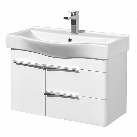 Комплект AQUATON Беверли 80 тумба и раковина Беверли 80 1A2355K0BV010