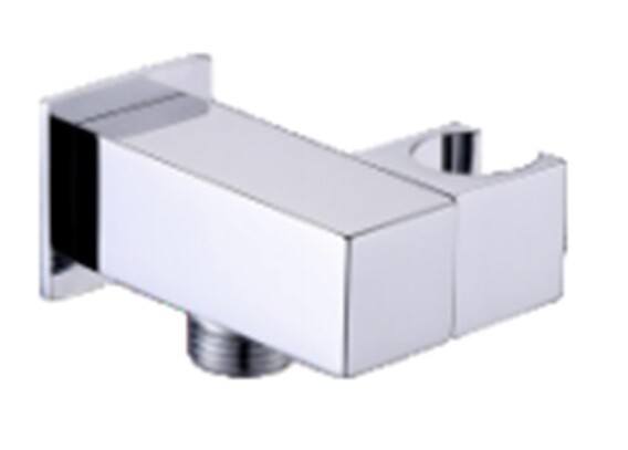 Шланговое подсоединение Splendy квадратное с держателем черный матовый AA215YSLBM