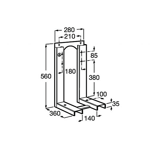 Монтажная рама Roca Duplo 822091001