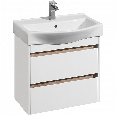 Комплект AQUATON Нортон 65 тумба, раковина Беверли 65 1A2488K0NT010