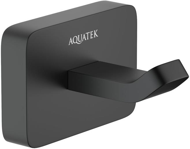 Крючок для полотенец Aquanet Либра матовый черный AQ4301MB
