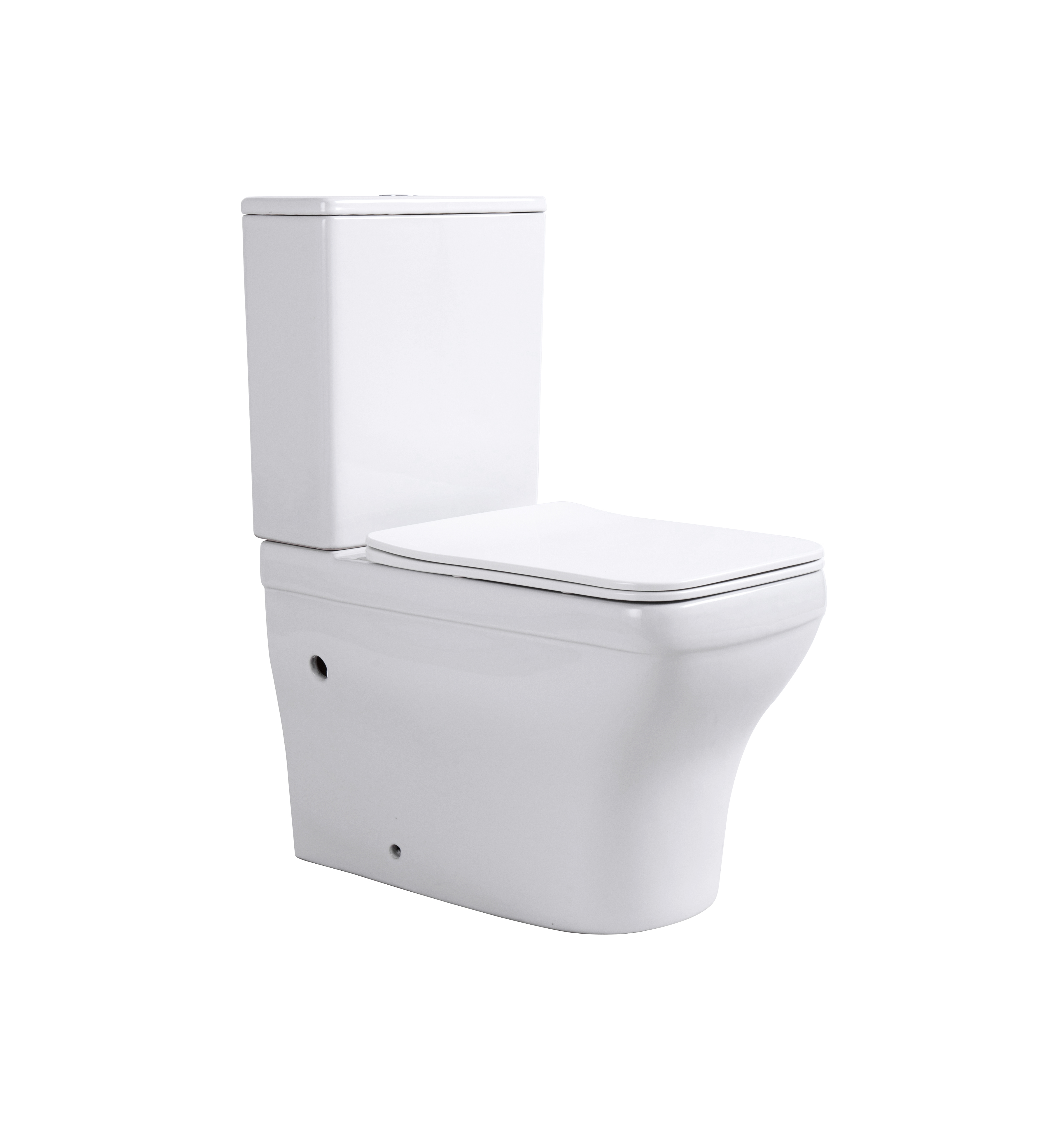 Унитаз-компакт напольный безободковый Aquatek Амадео горизонтальный выпуск сиденье микролифт AQ2914-00