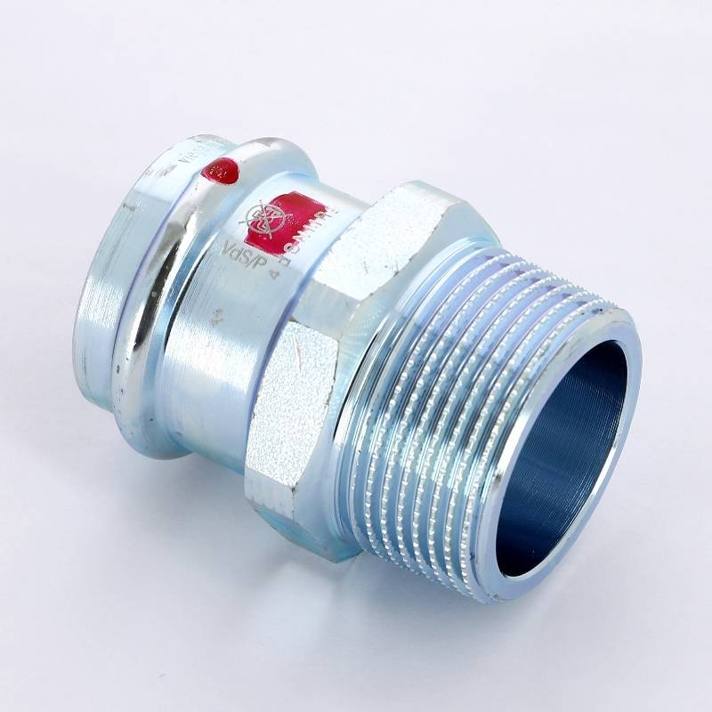 Муфта переходная пресс-Н Viega Prestabo оцинкованная сталь 35х1 1/4 559052