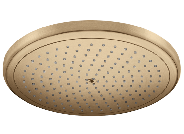 Верхний душ Hansgrohe Croma 280 1jet 280x280 мм шлифованная бронза 26220140
