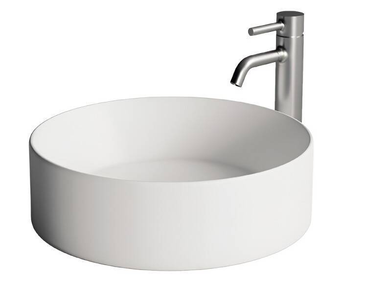 Раковина накладная Alice Ceramica Spy 400х400х120 мм белый матовый 34230109