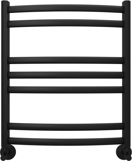 Полотенцесушитель водяной Aquatek Лугано П7 500х600 мм черный муар AQ DOC0760BL