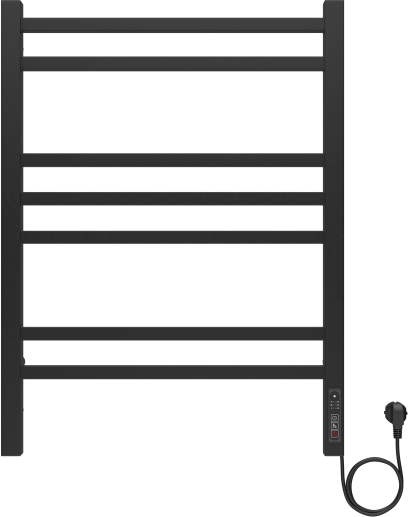 Полотенцесушитель электрический Aquatek Альтаир П7 500х700 мм Quick Touch черный муар AQ EL KP0770BL