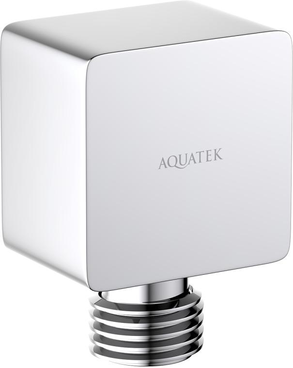Шланговое подсоединение Aquatek хром AQ2459CR