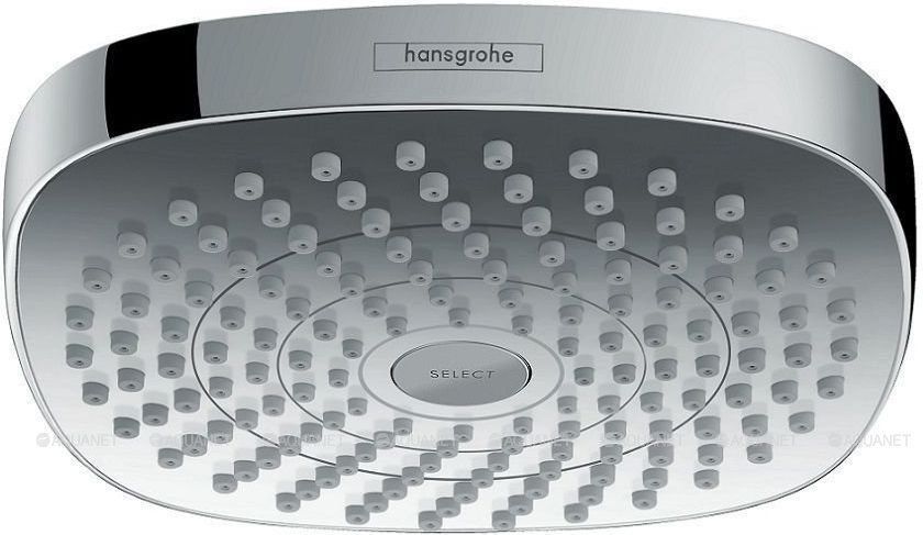 Верхний душ Hansgrohe Croma Select E 180 2jet белый/хром 26524400