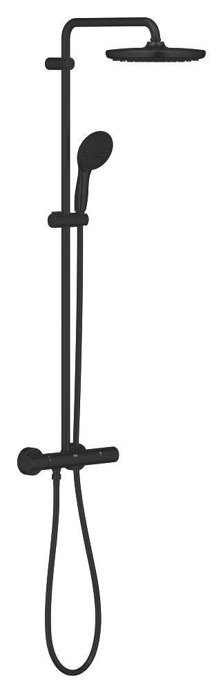 Душевая система GROHE Tempesta System 250 с термостатом матовый черный 266702431