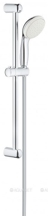 Душевой гарнитур GROHE Tempesta New 100 1 режим штанга 600 мм шланг 1750 мм хром 27853001