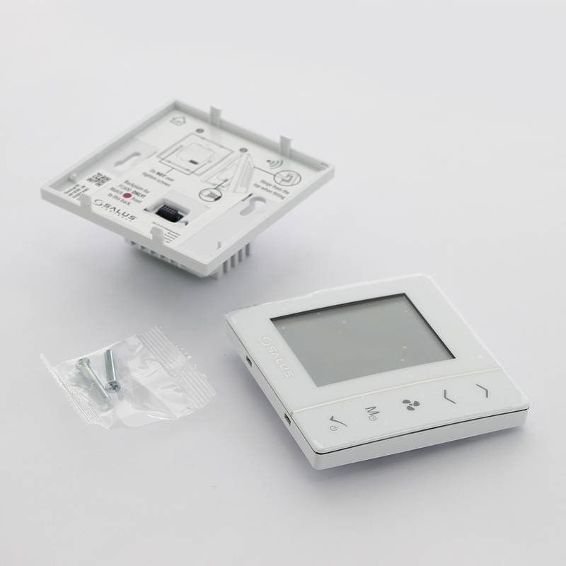 Термостат для фанкойлов Salus FC600 беспроводной встраиваемый белый FC600