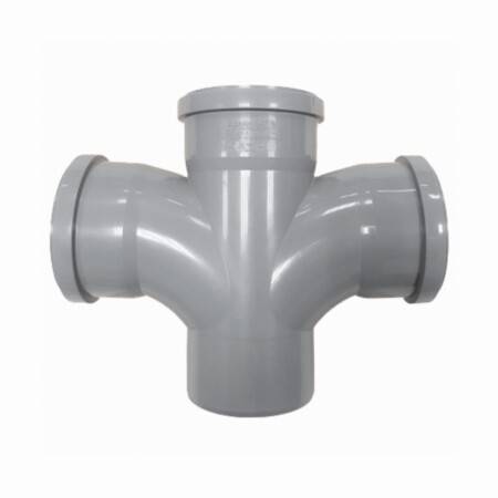 Крестовина одноплоскостная радиальная Ostendorf HT HTDAR 87° 110/110/110 мм RAL 7037 115930