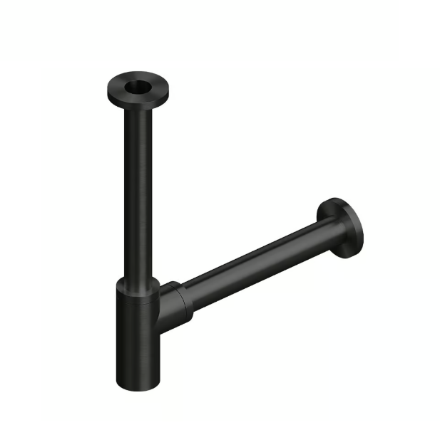 Сифон Quadro Design Complements бутылочный 1 1/4 Black gold SI006ON
