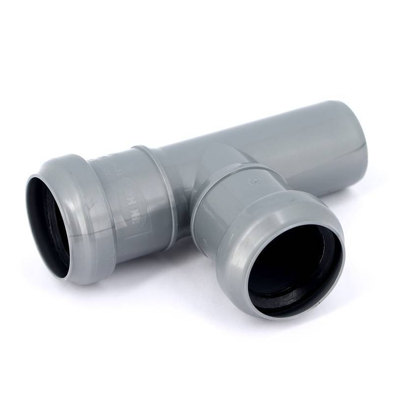 Тройник канализационный Sinikon Стандарт 40x40 мм 87° 508011.R