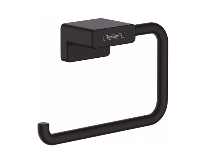 Бумагодержатель Hansgrohe AddStoris черный матовый 41771670