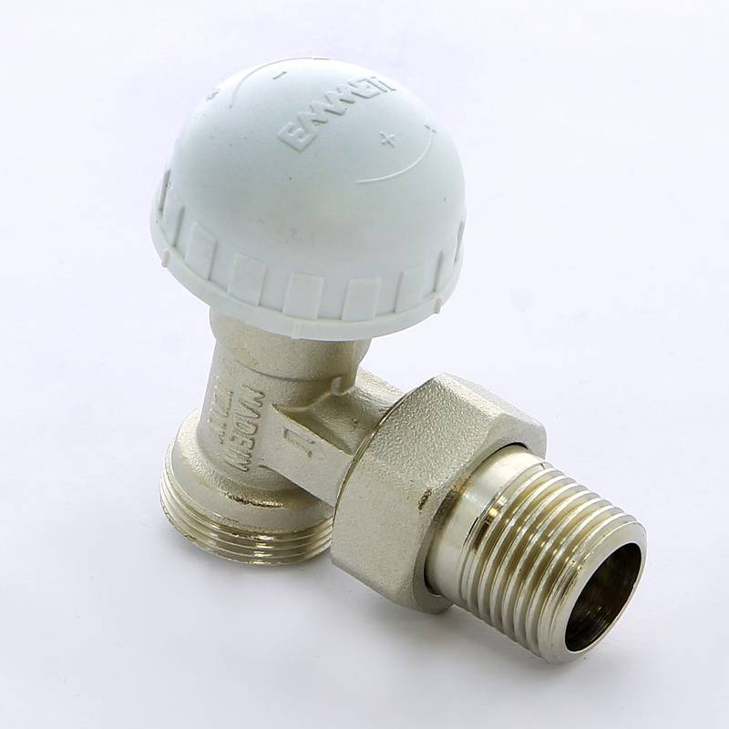 Вентиль радиаторный обратный угловой EMMETI Poker 1/2хM24 01350342