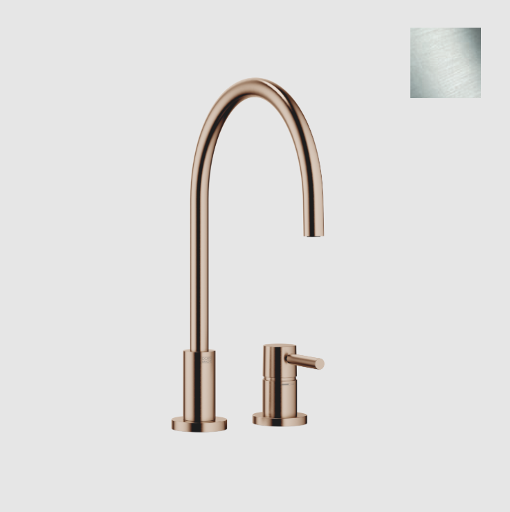 Смеситель для кухни Dornbracht Tara на 2 отверстия хром сатинированный 32816888-93