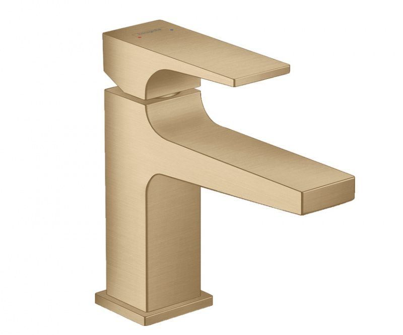 Смеситель для раковины Hansgrohe Metropol 100 шлифованная бронза 32500140