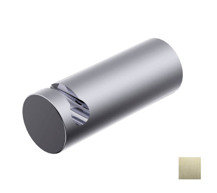 Держатель для рейлинга Ritmonio Elementa Fittings 30x80x30 мм Brushed Champagne PVD 7BW002F46