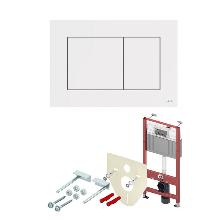 Инсталляция для унитаза TECE TECEbase 2.0 500х150х1120 мм клавиша TECEnow белый матовый K440417