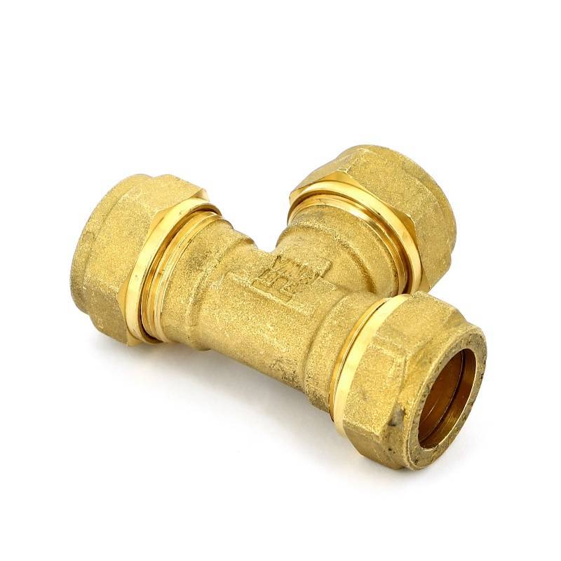 Тройник обжимной Tiemme 28х15х28 мм 1000108