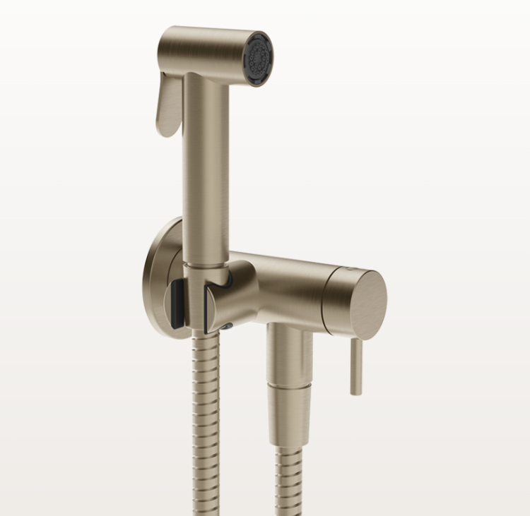 Гигиенический душ Gessi Cono в комплекте, цвет Finox Brushed Nickel 45227149