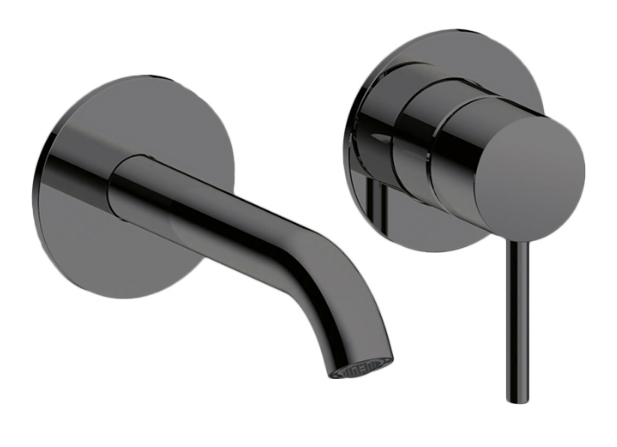 Смеситель для раковины Almar однорычажный черный брашированный PVD E210054AB