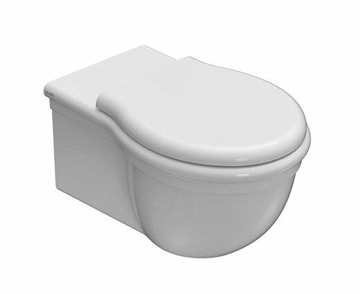 Унитаз подвесной Globo Paestum 380х570х350 мм белый PAS03.BI