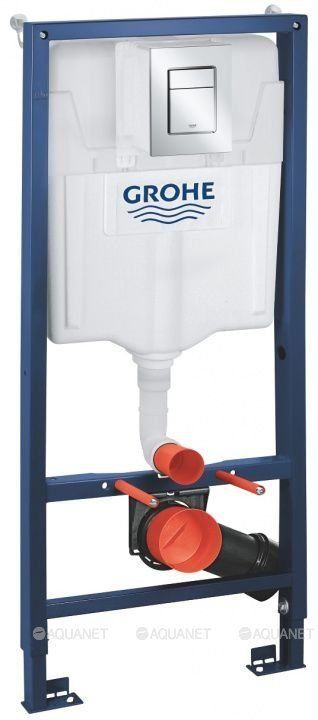 Инсталляция для унитаза GROHE Rapid SL комплект 3 в 1 с панелью смыва Skate Cosmopolitan S 39501000