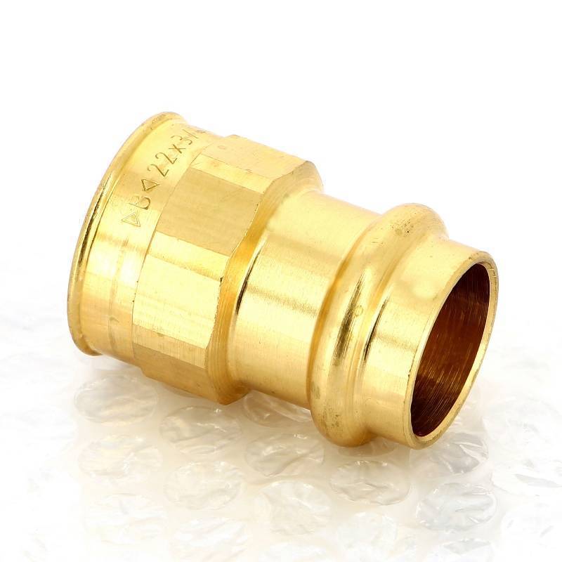 Муфта переходная IBP >B< Press 22 мм х 3/4 ВР бронза P4270G02206000