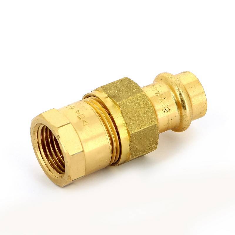 Муфта пресс-В IBP >B< Press 15 мм x 1/2 с разъемным соединением бронза P4330G01504000