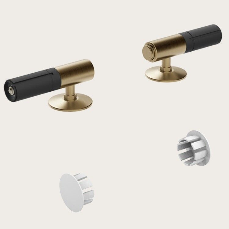 Петли для сиденья унитаза Gessi плавного закрывания Warm Bronze Brushed PVD 39184726