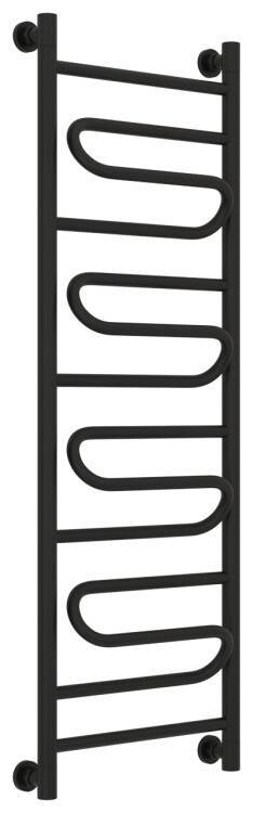 Полотенцесушитель водяной Сунержа Элегия 400x1200 мм черный матовый 31-0205-1240