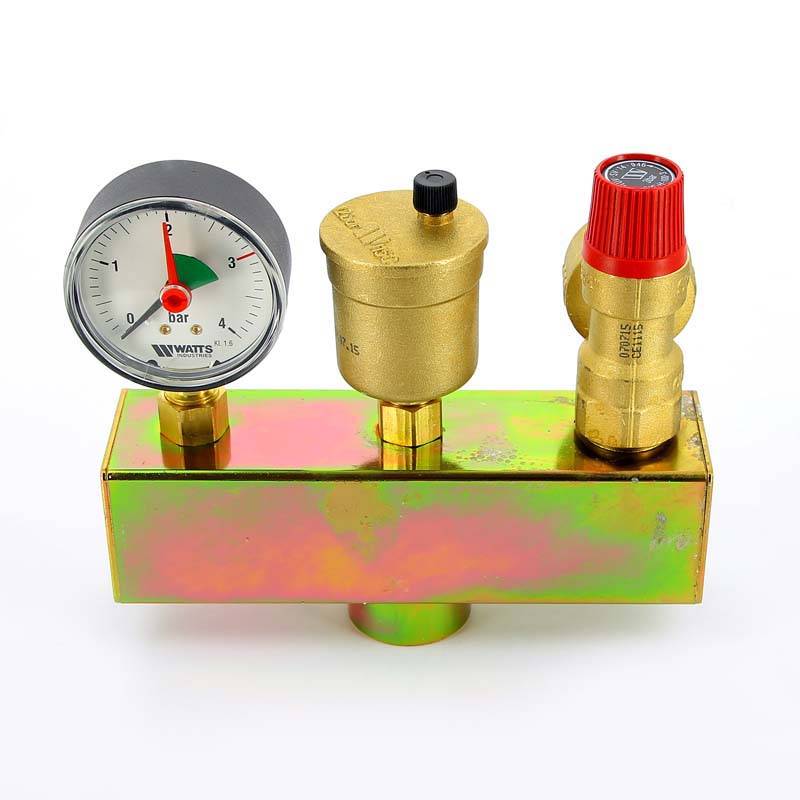 Группа безопасности котла Watts KSG 30 до 100 кВт 1 3 бар сталь с теплоизоляцией 10005204