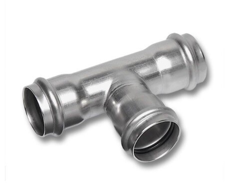 Тройник Sanha NiroPress 316L 54х35х54 мм пресс 691305435543