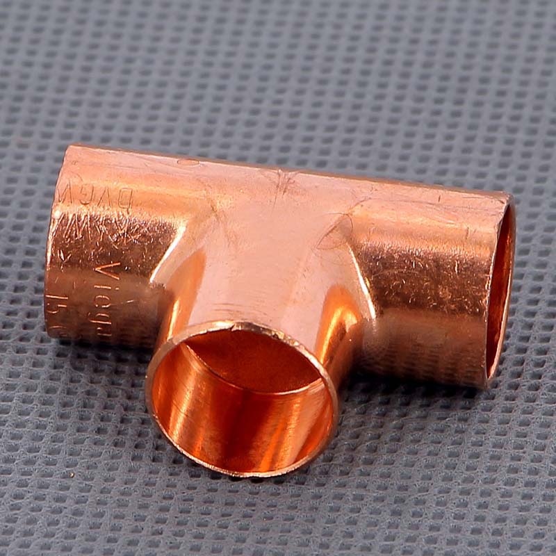 Тройник медный под пайку Viega 15 мм 100131