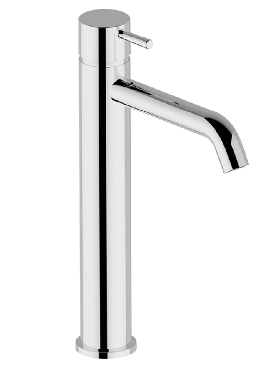 Смеситель для раковины Cisal Less New высокий черный матовый LN00354040