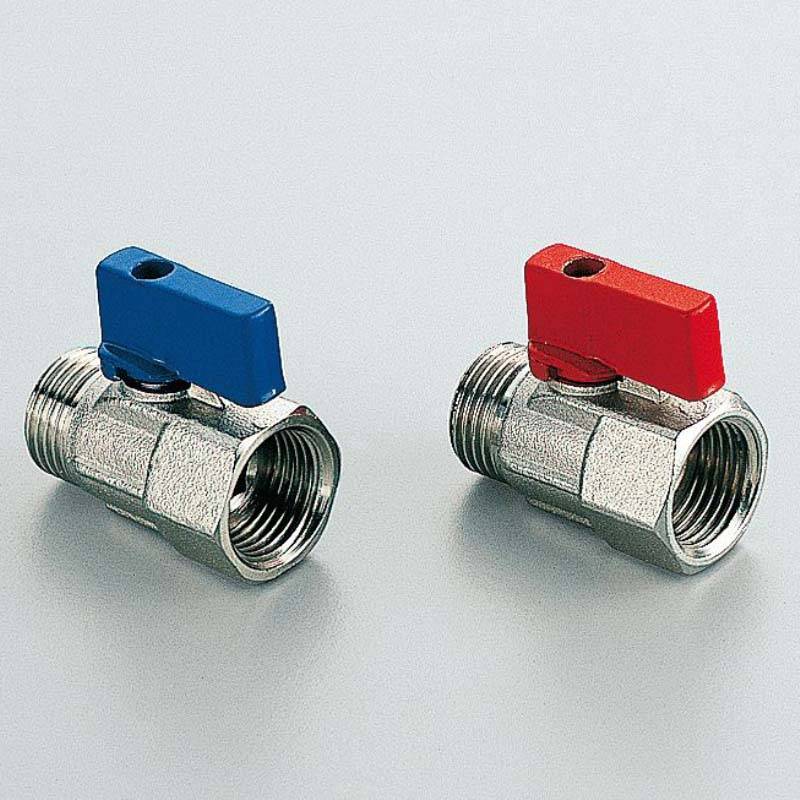 Кран шаровый мини Tiemme 1/2 дюйма внутренняя-внутренняя резьба 2940005