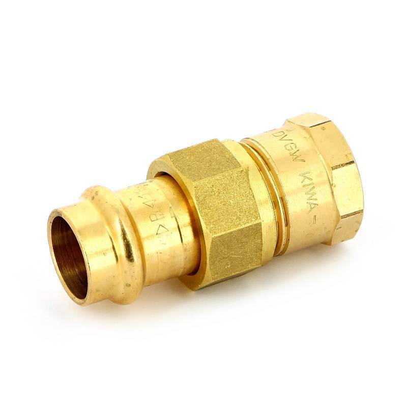 Муфта разъемная IBP >B< Press 18 мм х 1/2 ВР бронза P4330G01804000