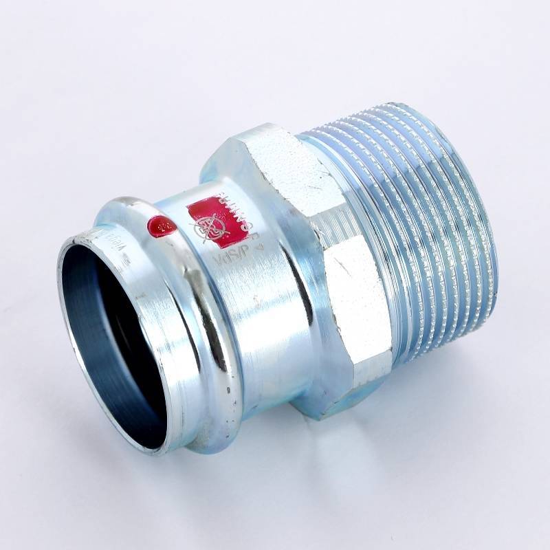 Муфта переходная пресс-Н Viega Prestabo оцинкованная сталь 35х1 1/4 559052