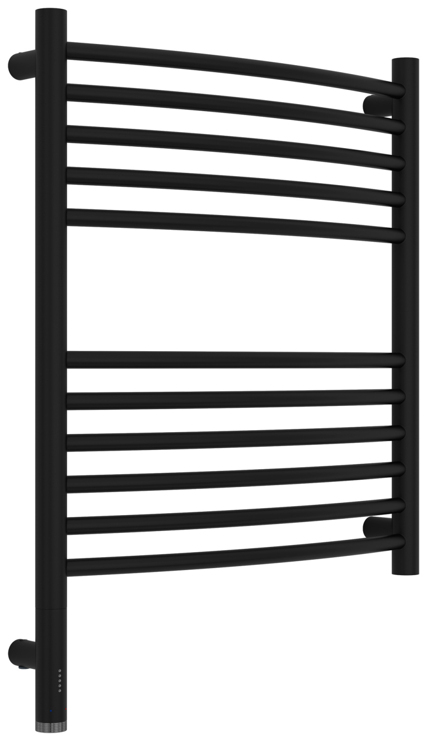 Полотенцесушитель электрический Сунержа Богема 3.1 выгнутая 50х60 см левый черный матовый 31-6002-6050
