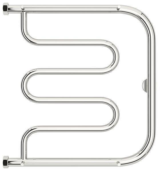 Полотенцесушитель водяной Сунержа Лира+ с полкой 500x500 мм без покрытия 00-4012-5050