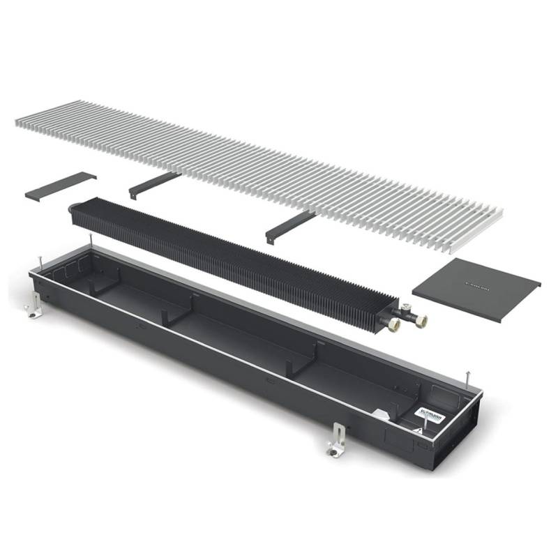 Внутрипольный конвектор Varmann Ntherm 230x90x2000 мм N 230.90.2000 RR U EV1