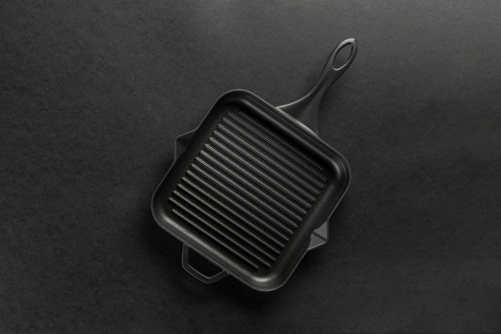 Сковорода-гриль квадратная Hascevher GTV 2828 Black Mat 28х28 см A850028