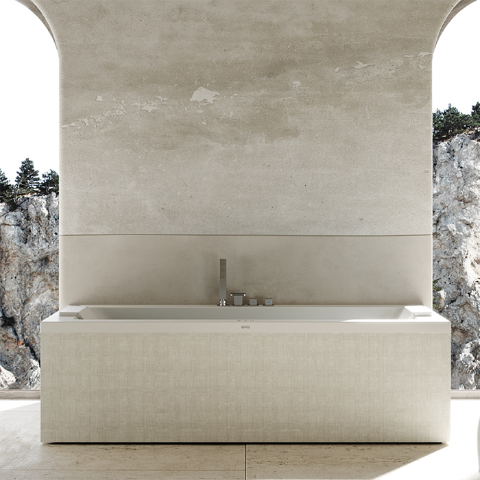 Гидромассажная ванна, Jacuzzi, Sharp Double, шгв 1900-900-570, в комплекте-фронтальная панель, цвет ванны/панели-белый/Ice