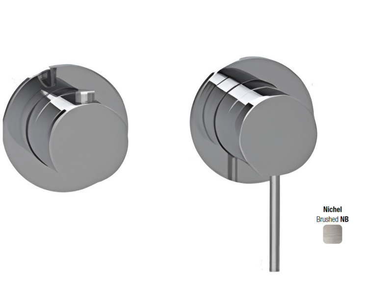 Смеситель для душа встраиваемый Almar Water Control Modular на 2/3 потребителя никель брашированный E180141NB