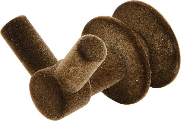 Крючок двойной подвесной Сунержа Виктория для полотенцесушителя флок бронза 50-2010-0002