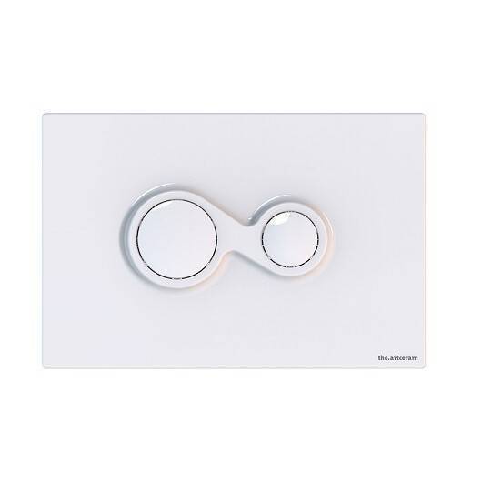 Клавиша смыва Artceram Monet для унитаза 245х163 мм белый 70100005